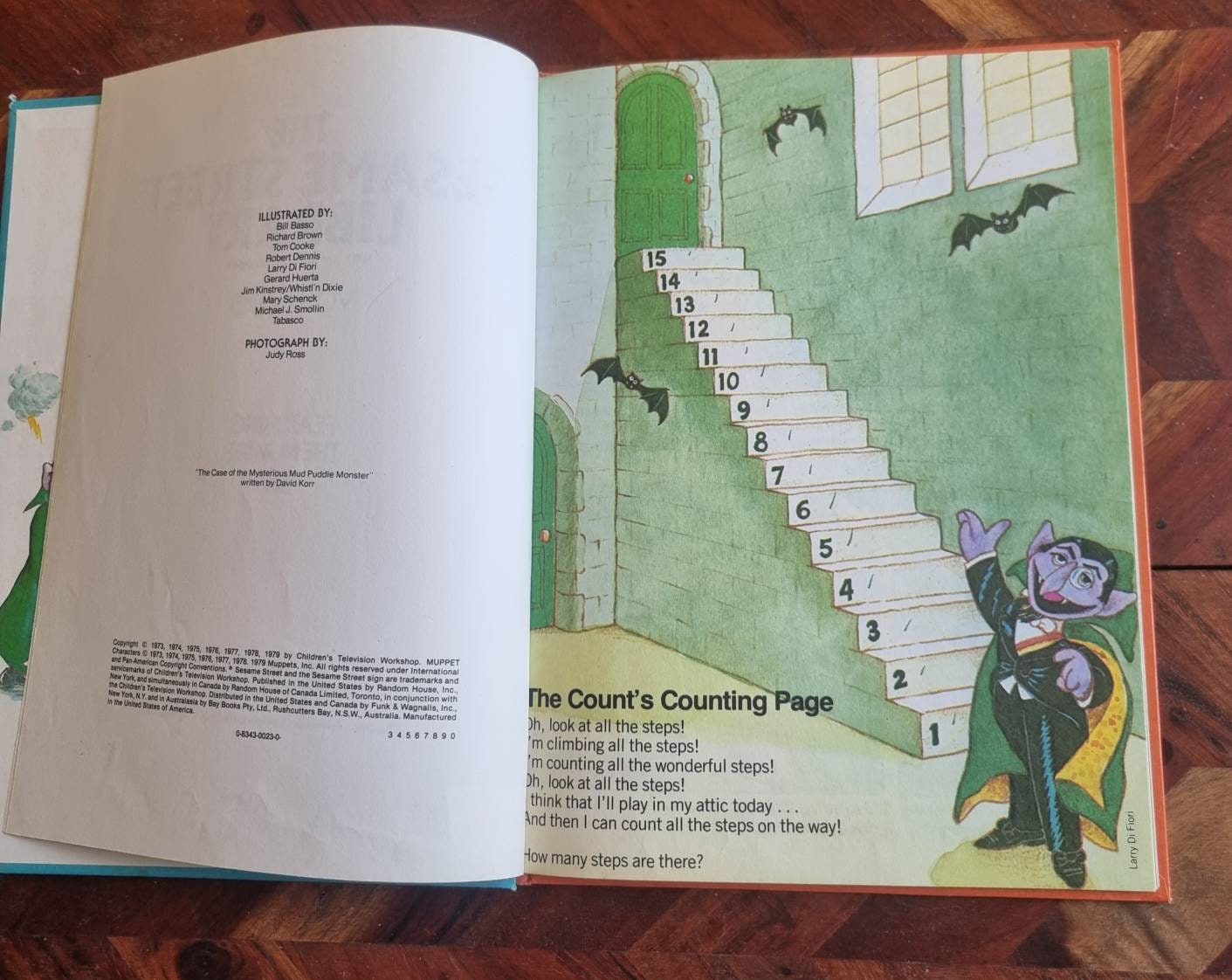 Vintage Children's Book - the Sesame Street Library - Volume 15