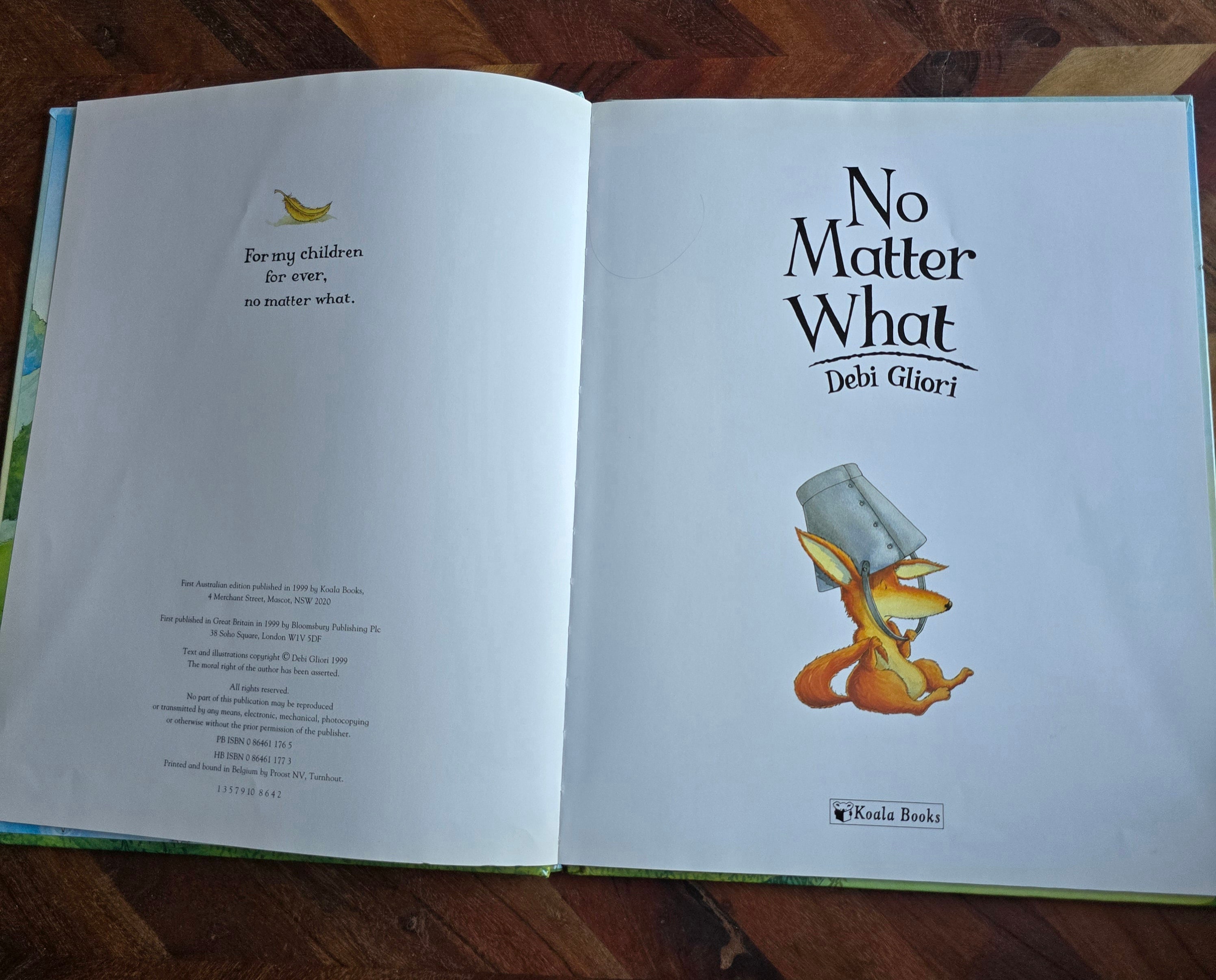 Vintage Children's Book - No Matter What - Debi Gliori