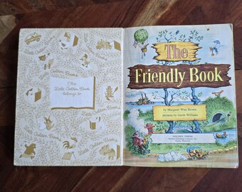 Vintage Children's Book - Little Golden Book - the Friendly