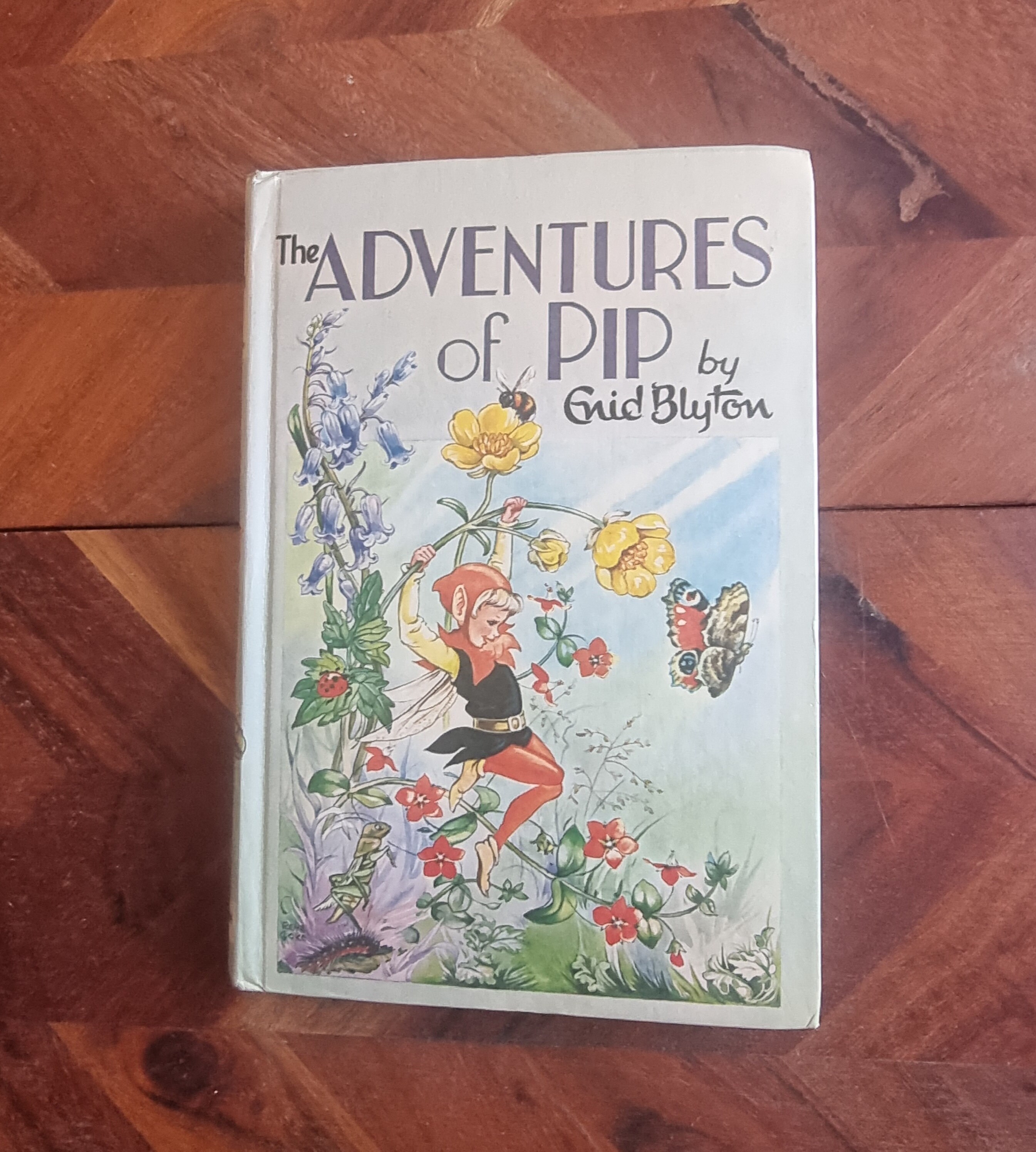 Libros para niños vintage - Enid Blyton - Las aventuras de Pip - Edición de tapa dura de 1968