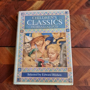 Livre pour enfants vintage - Classiques pour enfants à lire à voix haute - Sélection d'Edward Blishen - Édition couverture rigide de 1991