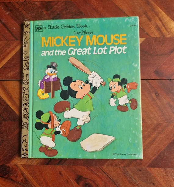ヴィンテージ 1974 ミッキーマウス リトルゴールデンブック – 子供向け