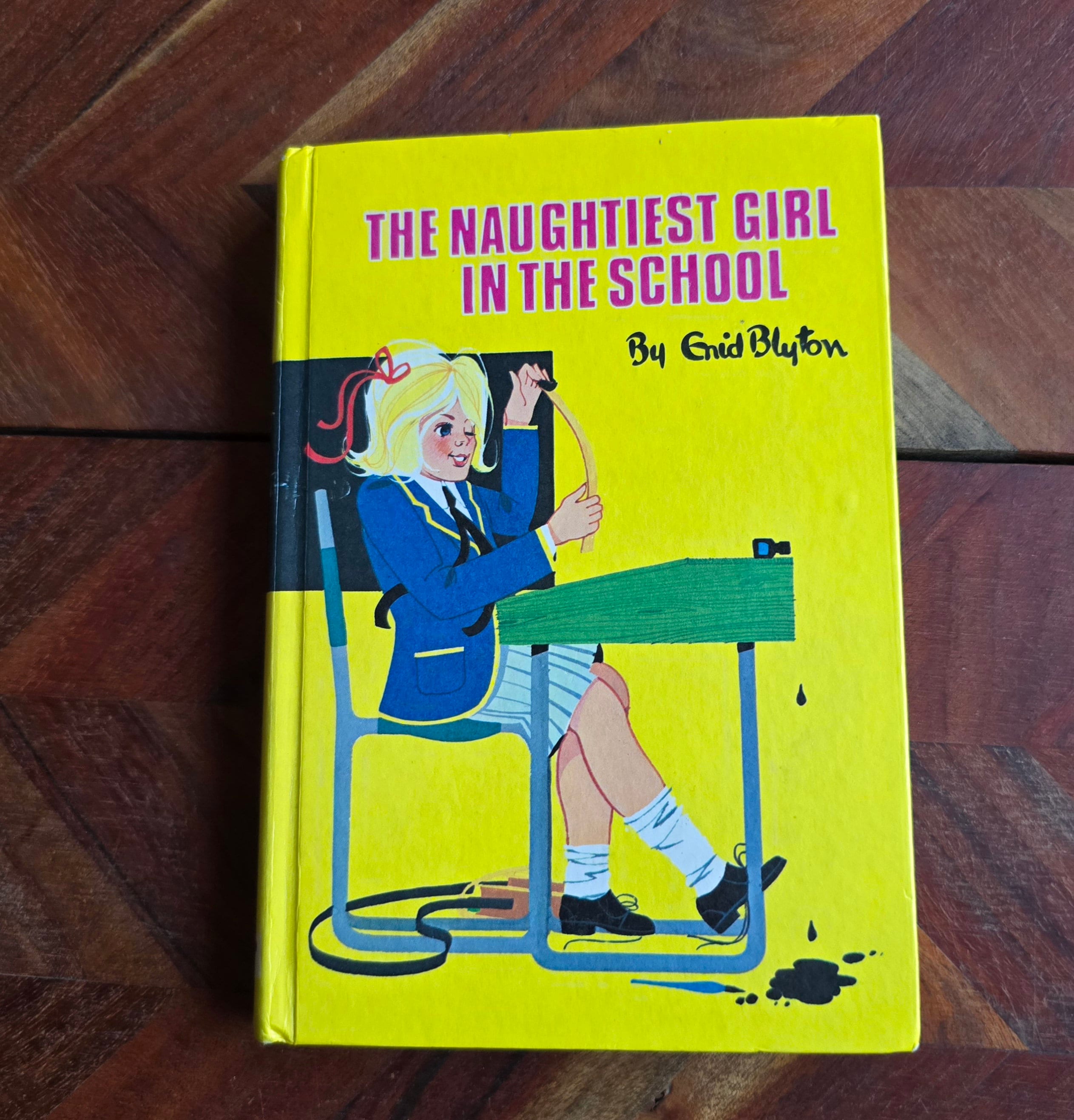 Vintage Children Books - the Naughtiest Girl in the School - Enid