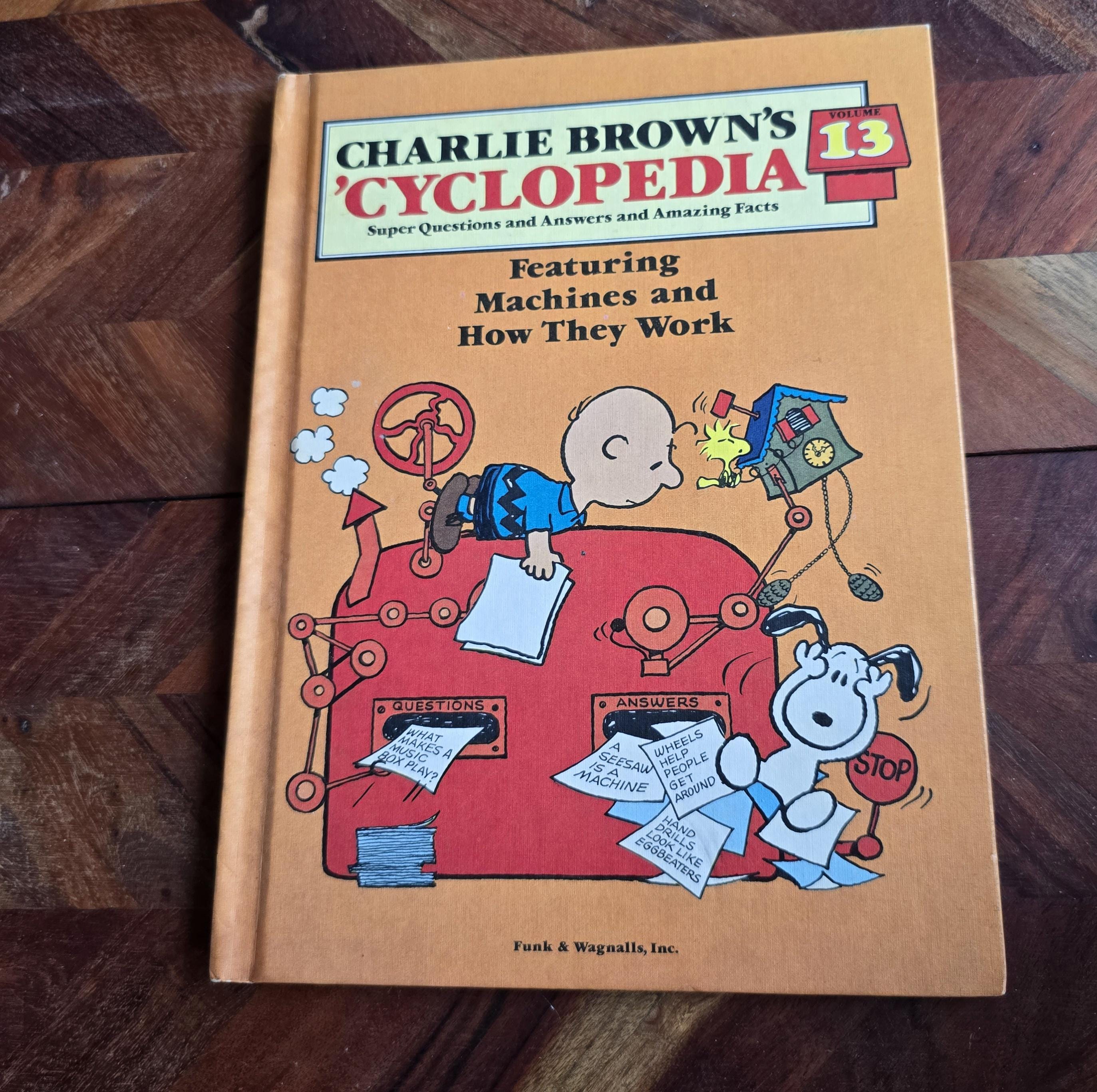 Vintage Charlie Brown's Cyclopedia Vol. 13 – Machines Hardcover