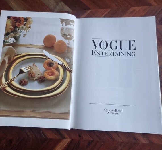 VOGUE ENTERTAINING＆TRAVEL1999/10冊 料理写真 Vintage Cook Book - Vogue Entertaining - 1986 Edition - Etsy
