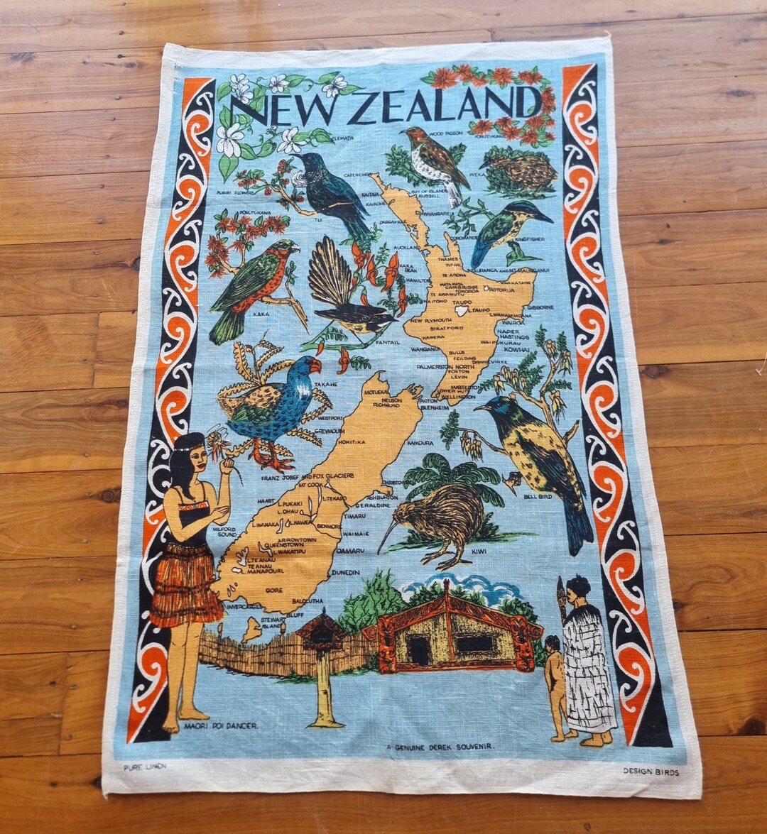Tea Towel New Zealand Linen Etsy