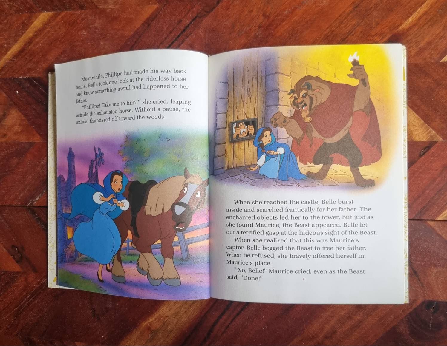 Vintage Children's Book Little Golden Book Beauty and the Beast 1998 ...