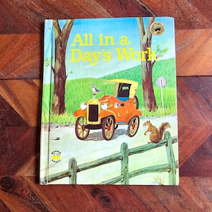 Vintage Children&#39;s Book  - Wonder Books - All in a Day&#39;s Work   - 1974 Hardcover Edition