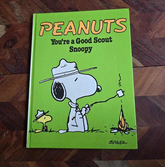 Vintage Children's Comic Book - Peanuts - You're a Good Scout