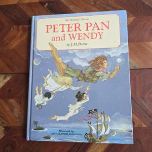 Childrens Books - Peter Pan and Wendy  - James M Barrie - Adapted by Jane Carruth -  Hard Cover Edition
