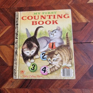 Vintage Children&#39;s Book - Little Golden Book - My First Counting Book - 1990 Edition