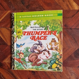 Vintage Kinderbuch - Kleines Goldenes Buch - Klopferrennen - 1970 Edition