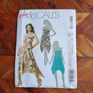 MCCALLS  Pattern M6113 Womens Dress Sizes 12-18