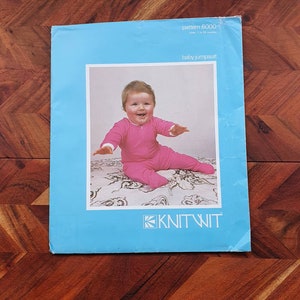 KNITWIT Vintage Pattern 6000 Tallas de mono de bebé 1-24 meses