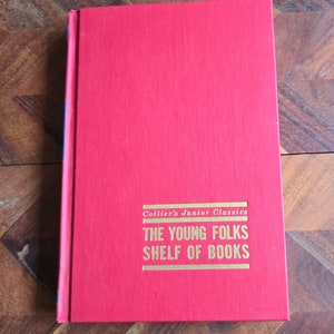Vintage Collier&#39;s Junior Classics Vol 5 – Libro per bambini con copertina rigida del 1962