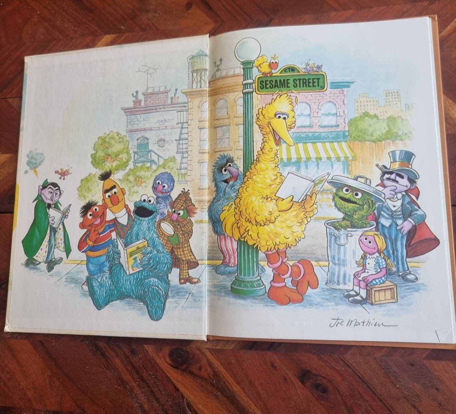 Vintage Sesame Street Book - Volume 7, Letters NOP - 1978 Edition