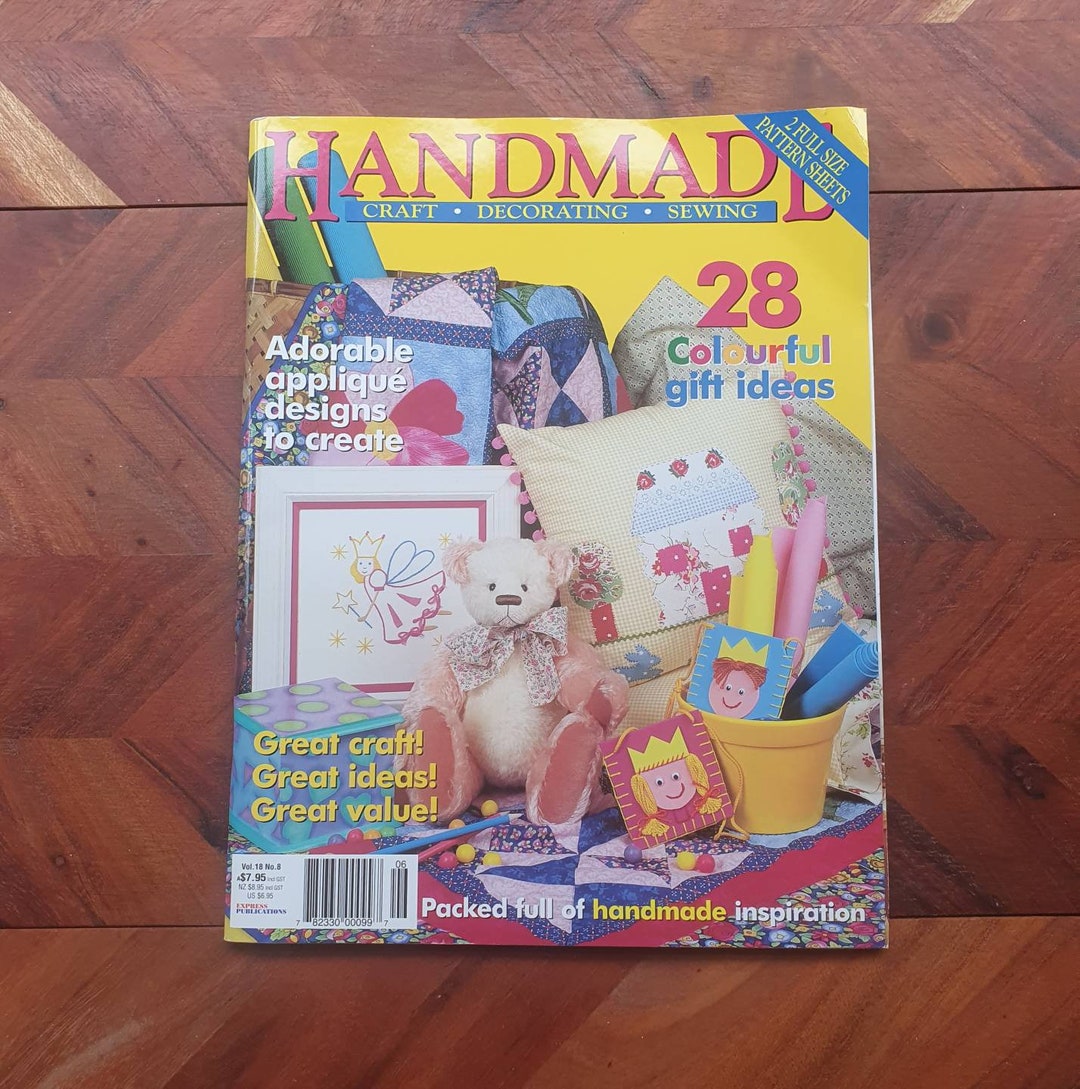 Handmade Craft Decorating Sewing Magazine - Country Crafts - Vol 18 No ...