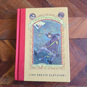 Vintage Children&#39;s Book  - A Series of Unfortunate Events - The Erstaz Elevator - Lemony Snicket  - Book No. 6 - 2001 Hardcover Edition