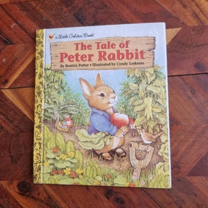 Vintage Children&#39;s Book - Little Golden Book - Little Cottontail - 1974 Edition