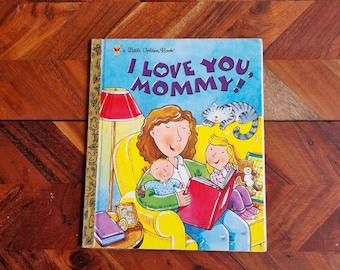 Vintage kinderboek - Gouden boekje - Ik hou van jou, mama - Editie 1999