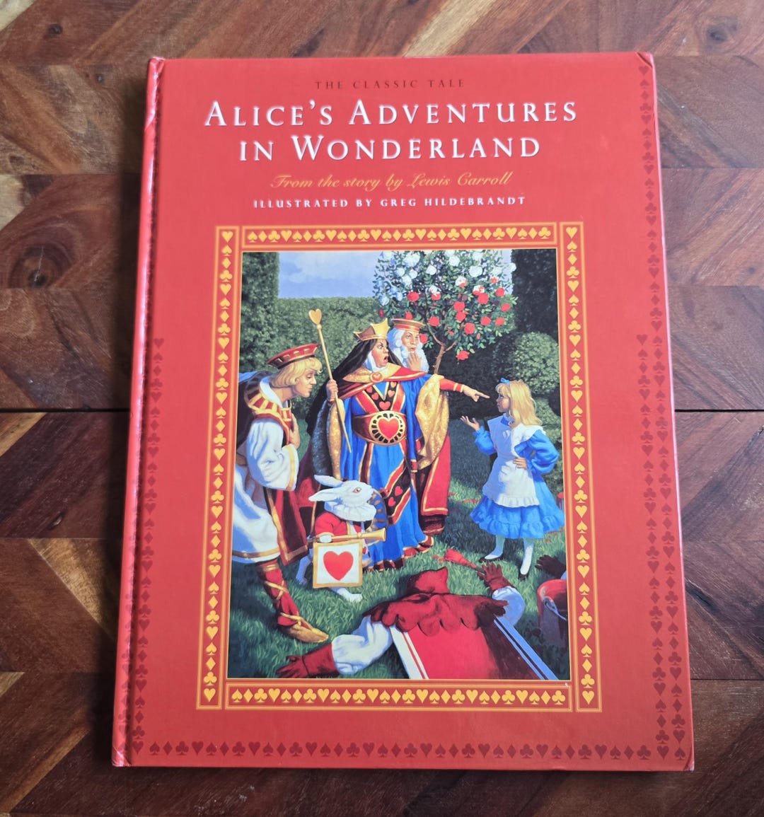 Vintage Children's Book - Alice's Adventures in Wonderland - Lewis