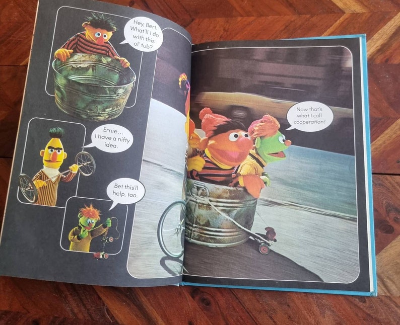 Vintage Children's Book the Sesame Street Library Volume 2 Featuring ...