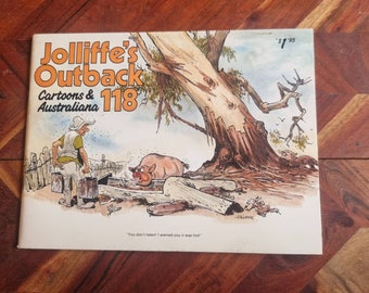 Vintage Comic Books - Jolliffe's Outback 118 - Cartonns & Australiana -  Eric Jolliffe - 1985 Edition