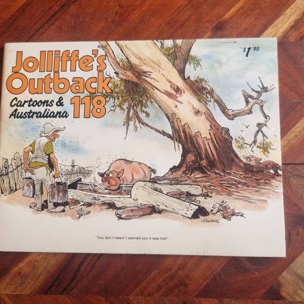 Vintage Comic Books - Jolliffe's Outback 118 - Cartonns & Australiana -  Eric Jolliffe - 1985 Edition