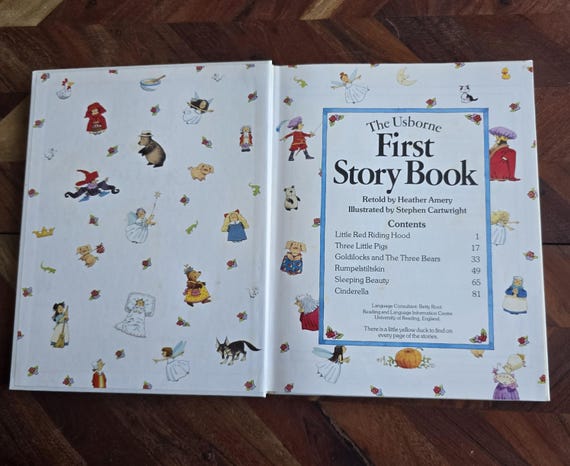 ヴィンテージ児童書 - アスボーンの最初の物語の本 - スティーブン