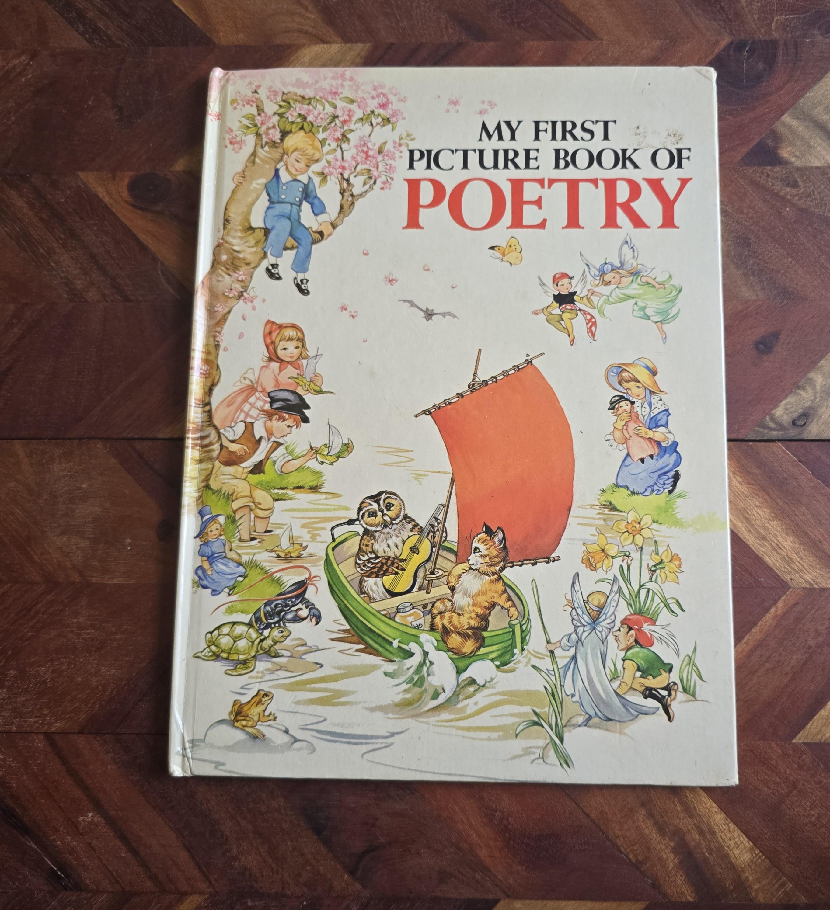 ヴィンテージ児童書 - 私の最初の詩の絵本 - アワード出版 - 1984年