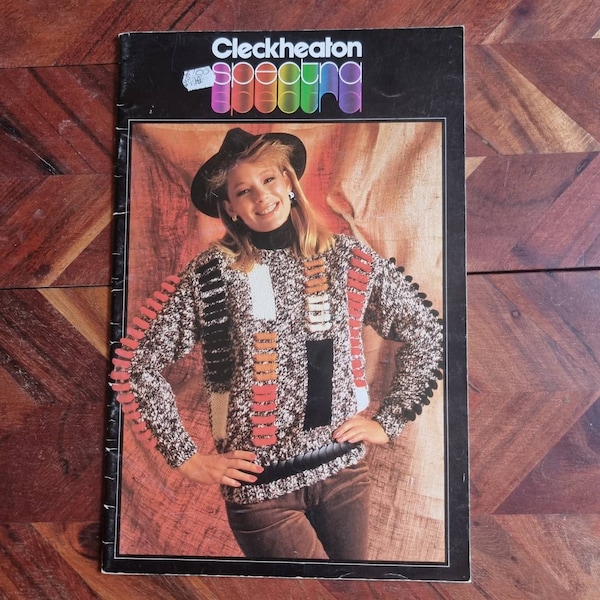 Vintage Cleckheaton Knitting Book - Spectra