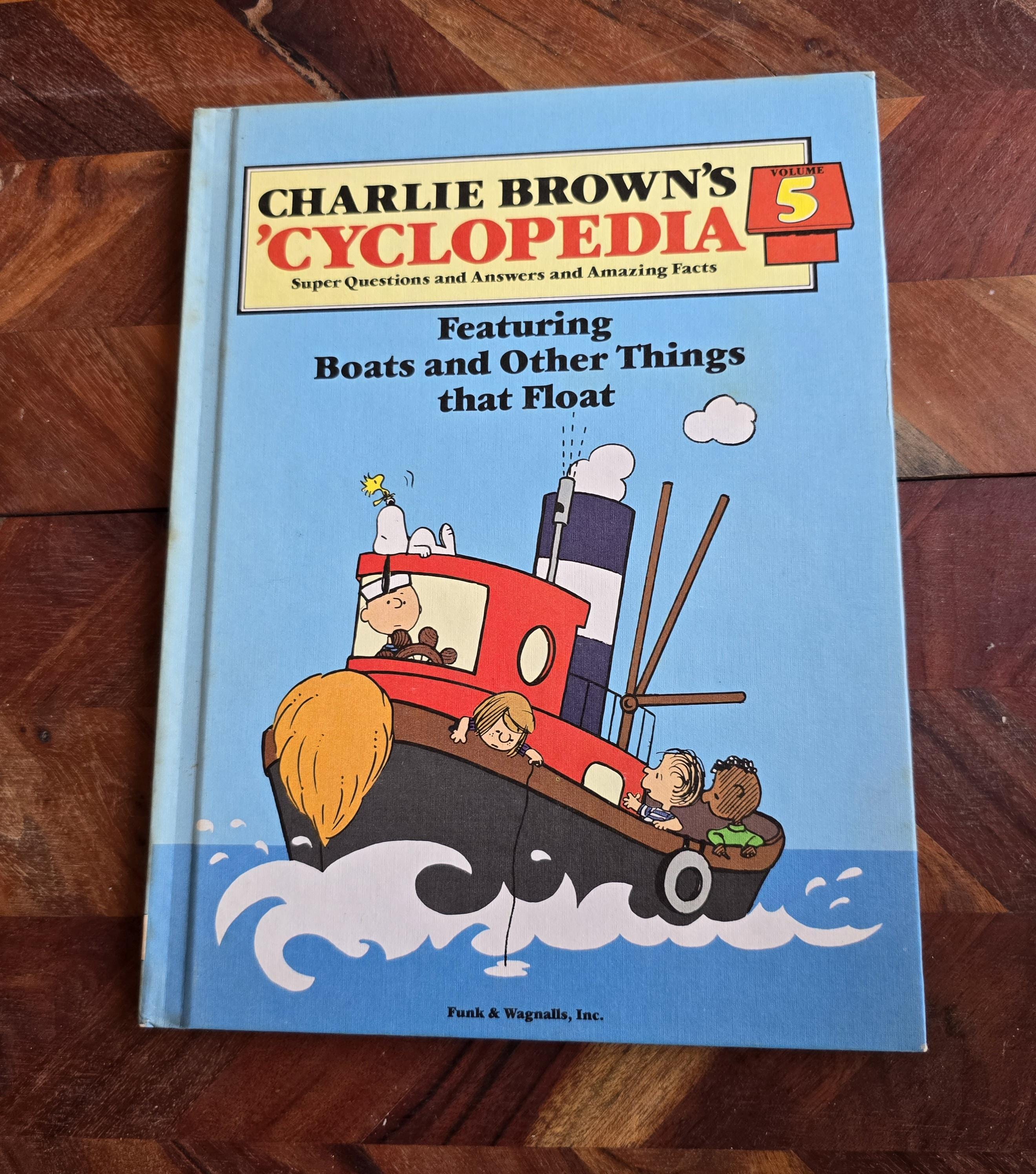 Vintage Charlie Brown's Cyclopedia Vol. 5 – Boats, 1980 Hardcover
