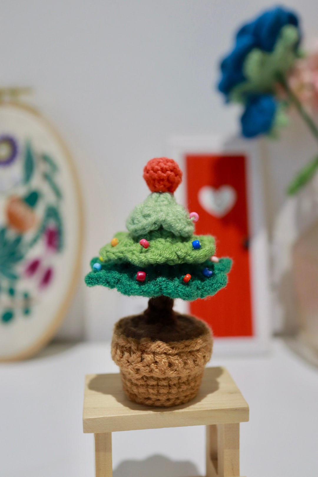 Handmade Crochet Mini Christmas Tree Etsy