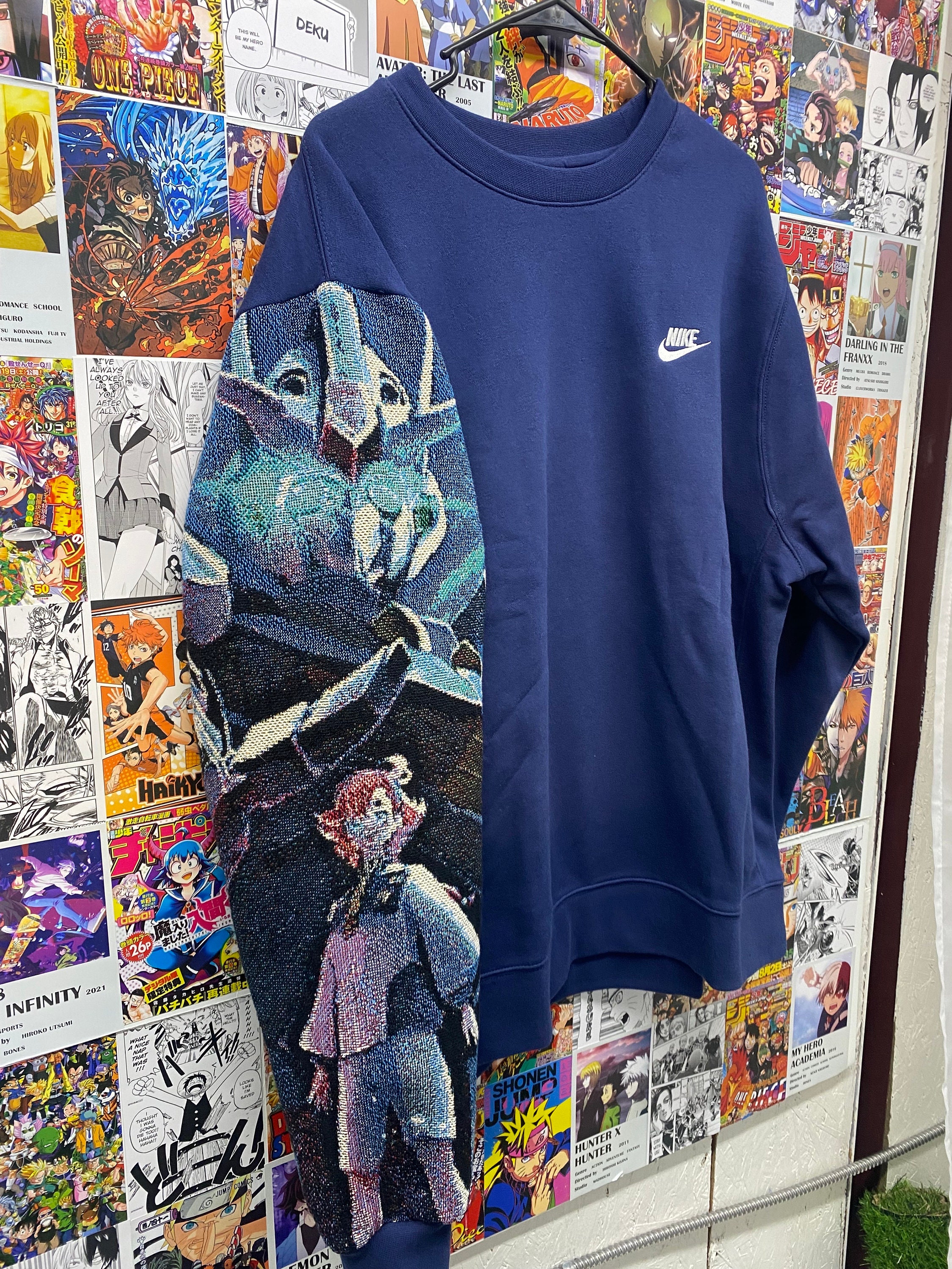Anime Baki Hanma Crew Neck Sweaters Baki Print Vintage Unisex Tops Long  Sleeve Harajuku Sweatshirt Hip Hop Streetwear Men Women