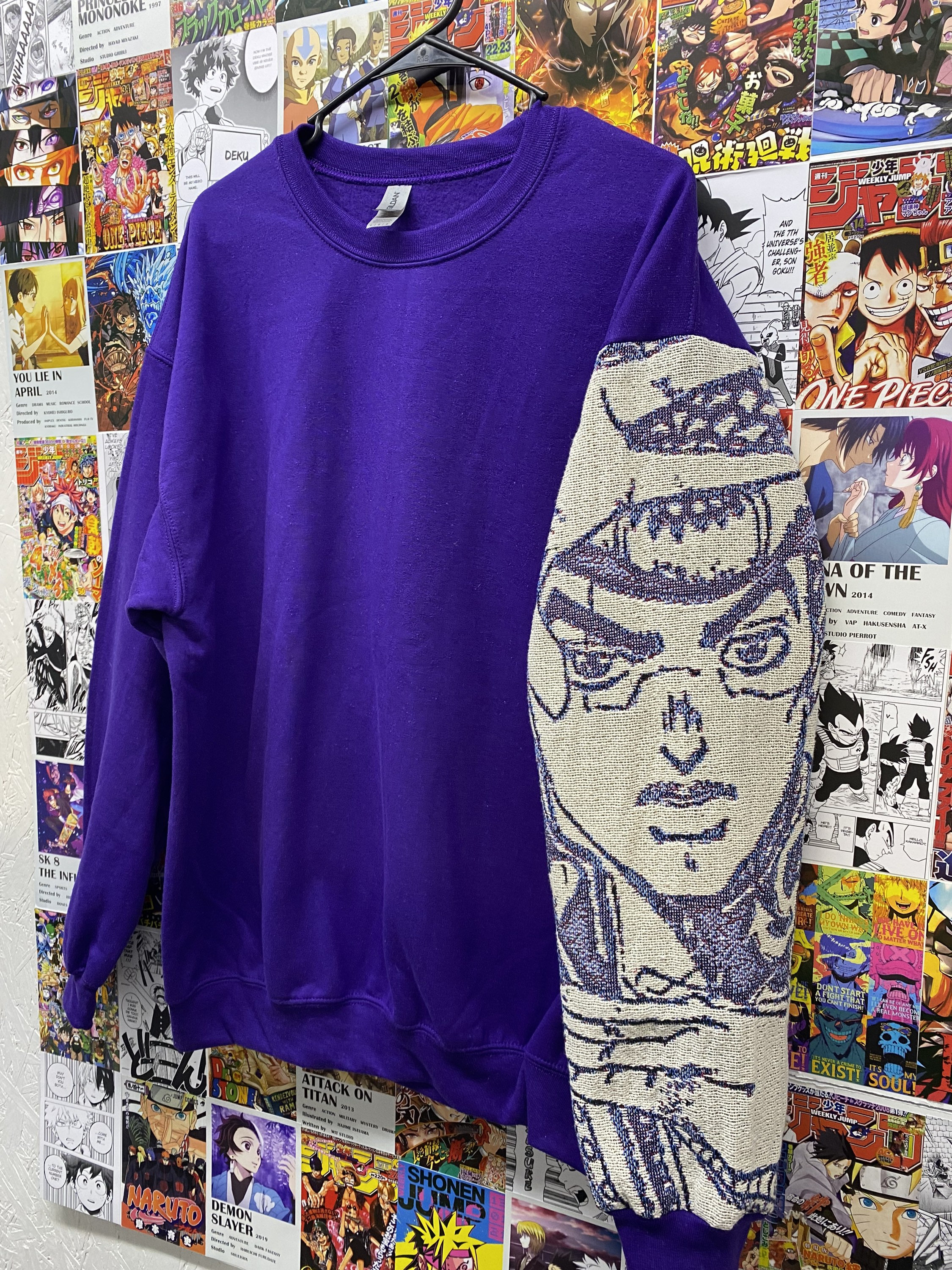 Japanese Anime Girl Knitted Sweater freeshipping  Saikono Store