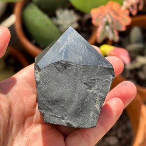 Shungite Point, Polished Shungite, Raw Shungite