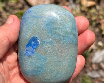 Trolleite Palm Stone | Polished Trolleite | Palm Stone | Quartz