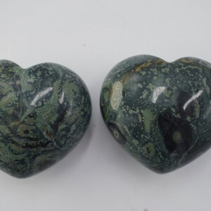 Kambaba Stone Heart, Kambaba Jasper Heart, Stromatolite Jasper Heart
