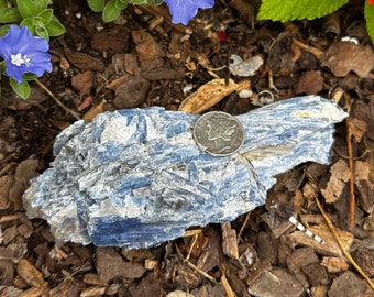 Blue Kyanite Free Form | Raw Blue Kyanite with Quartz | Raw Kyanite | Raw Quartz