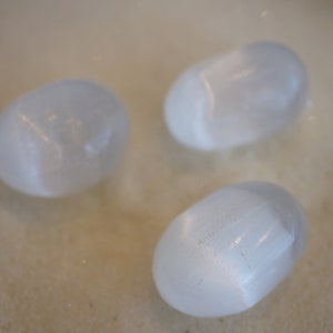 Selenite Tumble,  Tumbled  Large Selenite