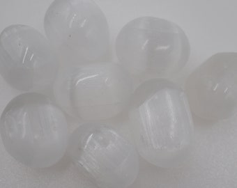 Selenite Tumbled Stone, Large Selenite Tumble