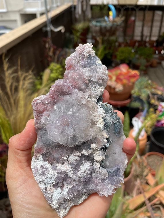 Flower Amethyst Free form, Amethyst Cluster, Amethyst Meditation Stone,