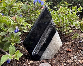 Onyx and Quartz | Polished Onyx | Polished Quartz | Polished Black Minerals