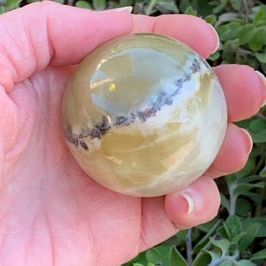 Green Calcite Sphere