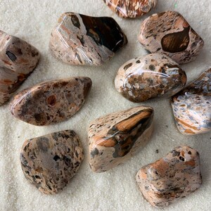 Brecciated White Jasper Tumbled