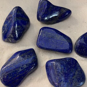 Large Lapis Lazuli Tumbled Stone Grade A+