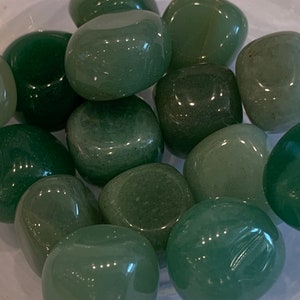 XS Aventurine Tumbled Stone, Small Aventurine Tumble