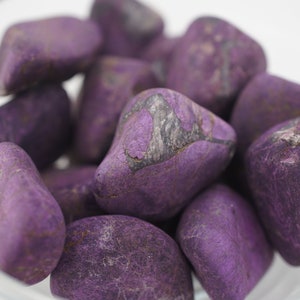 Purpurite Tumbled Stone, Rare Purpurite Stone
