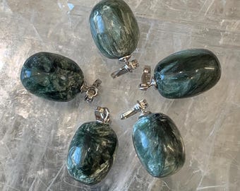 Seraphinite Small AAA Pendants