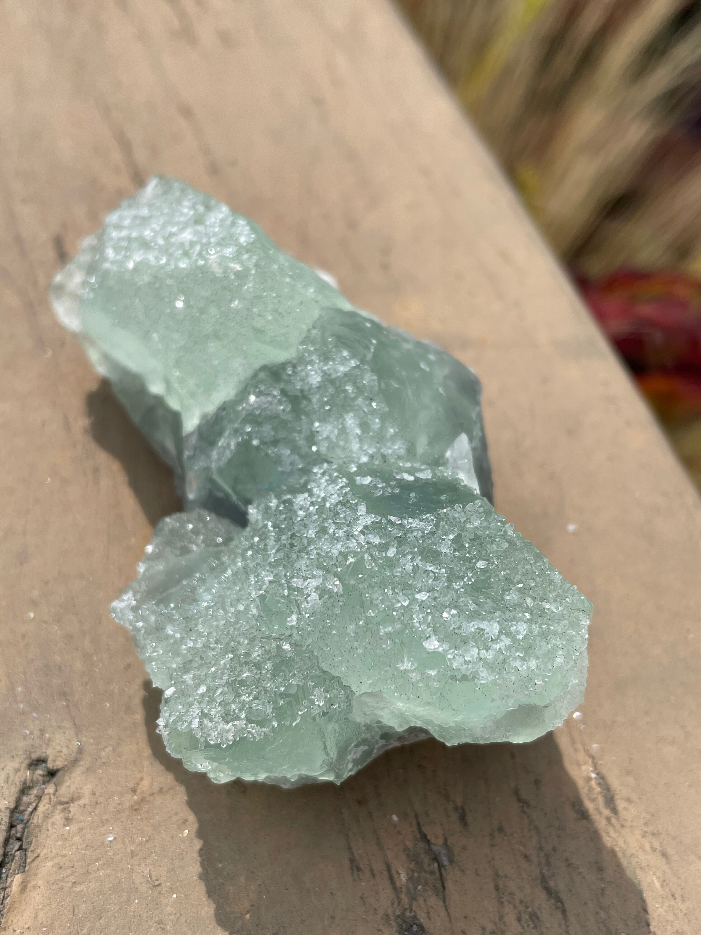 Fluorite Verte Avec Druzy